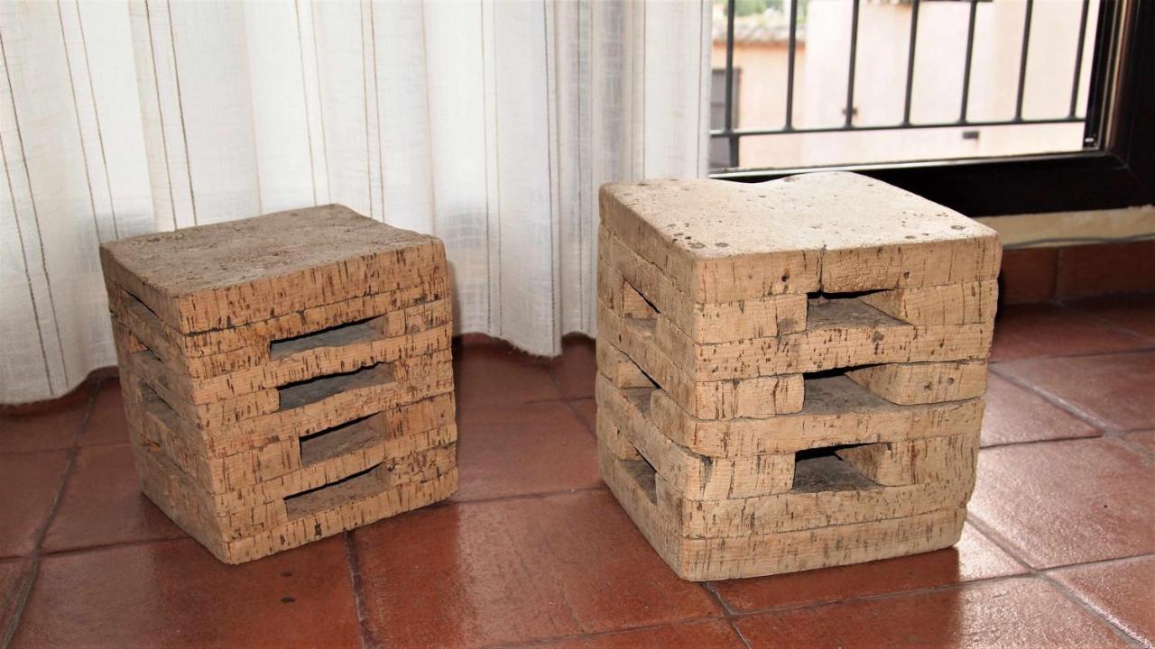 Casa de cuatro habitaciones con piscina privada en Cabañeros Navas de Estena Exterior foto
